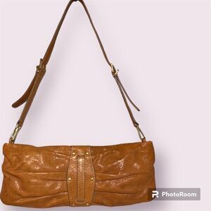 KOOBA Erin Brown Leather Convertible Bag